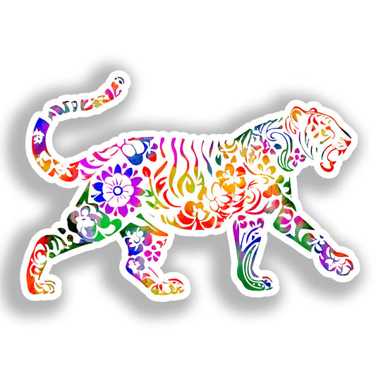 Tiger   Vinyl Decal Sticker for Car, Laptop, Tumbler and more # A018411-4" x 4"