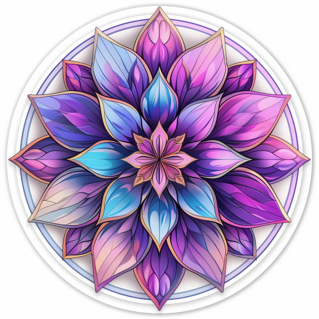 Mandala Vinyl Decal Sticker for Car, Laptop, Tumbler and more # F08062