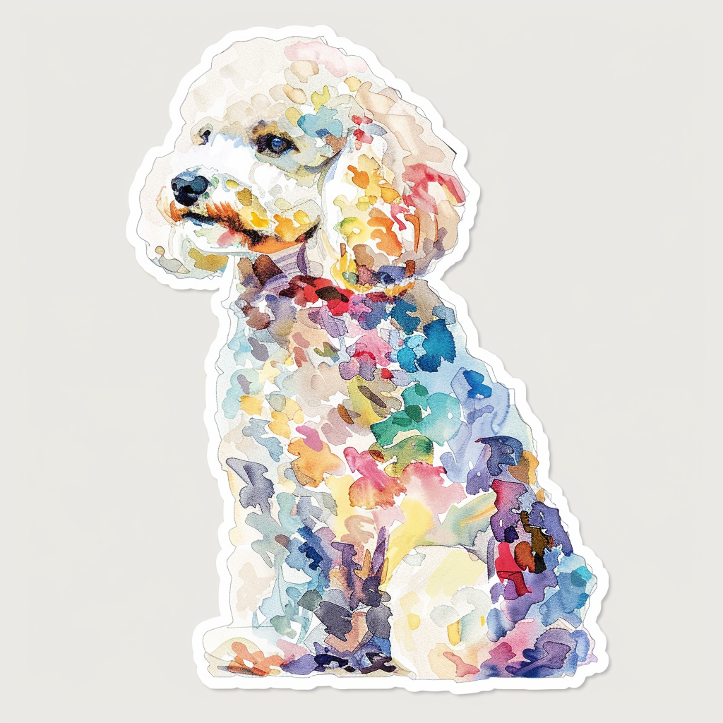 Poodle Dog Vinyl Decal Sticker for Car, Laptop, Tumbler and more # F012530