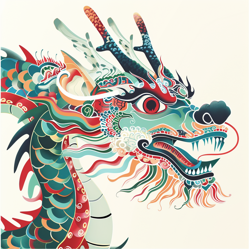 Dragon crowned majestic Expressive surreal Vinyl Decal Sticker for Car, Laptop, Tumbler and more # F019029