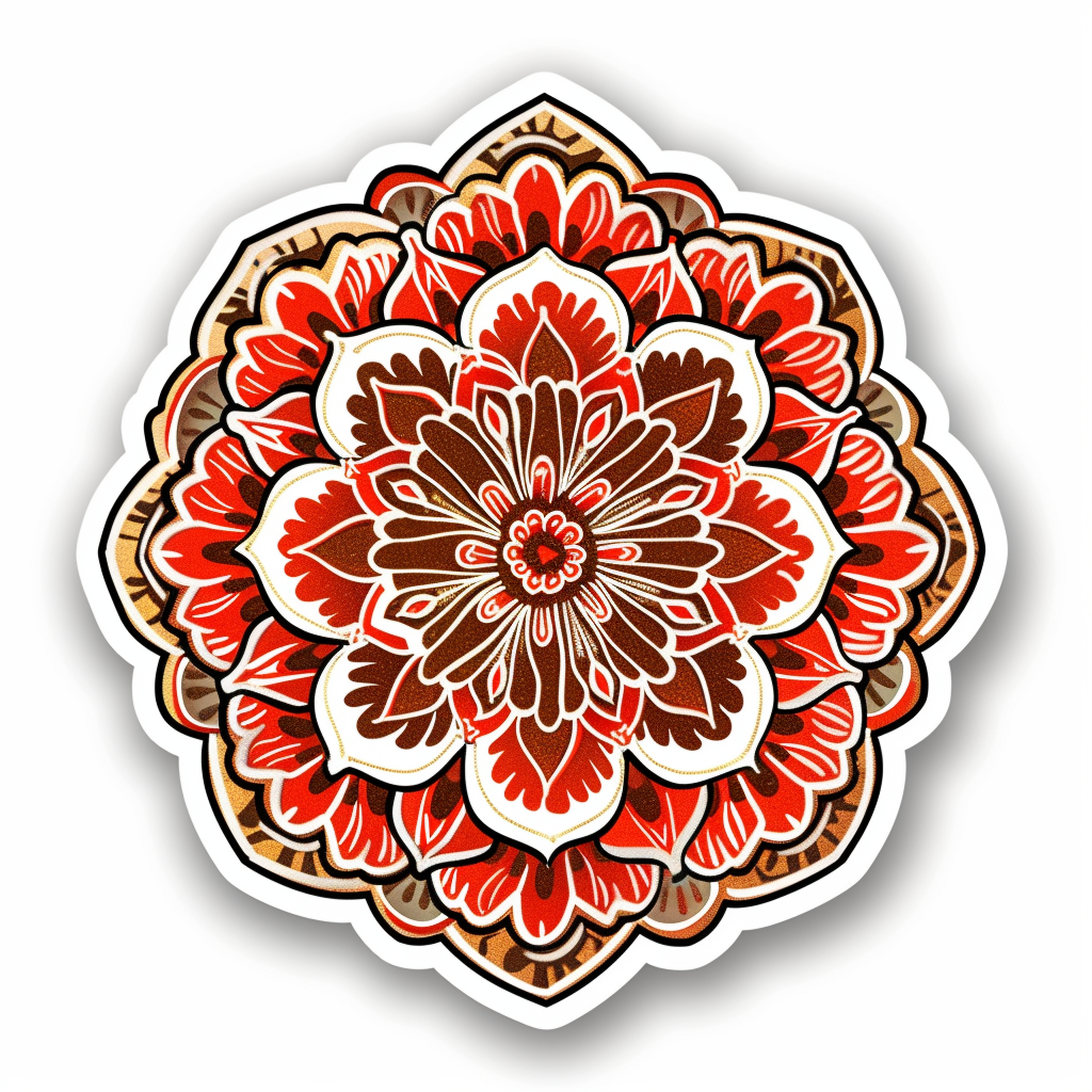Mandala Vinyl Decal Sticker for Car, Laptop, Tumbler and more # F08201