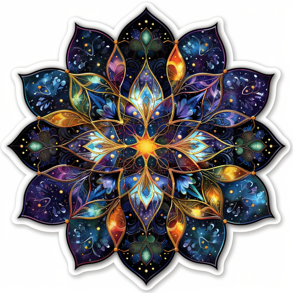 Mandala Vinyl Decal Sticker for Car, Laptop, Tumbler and more # F08179