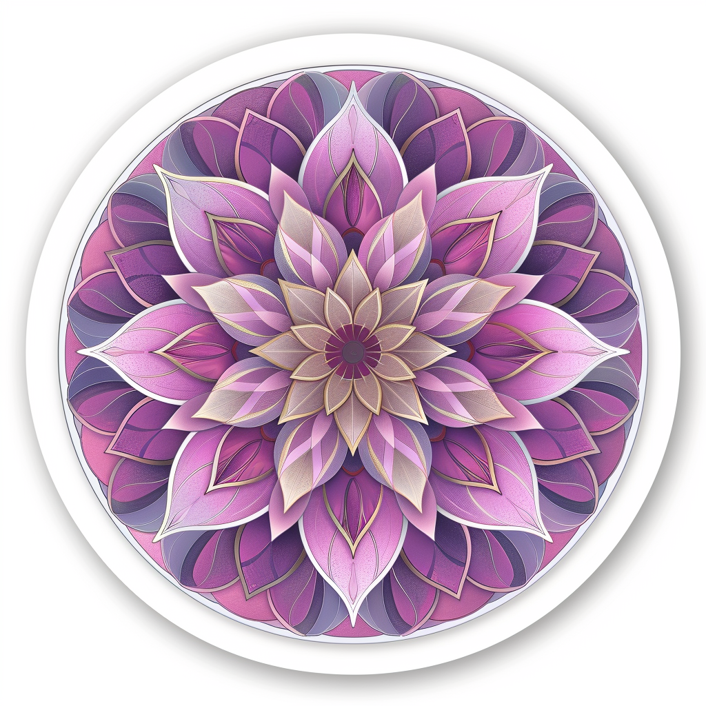 Mandala Vinyl Decal Sticker for Car, Laptop, Tumbler and more # F08085