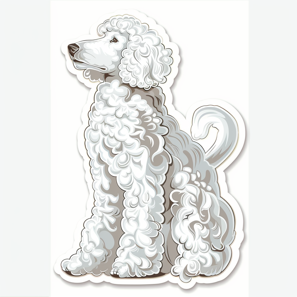 Poodle Dog Vinyl Decal Sticker for Car, Laptop, Tumbler and more # F07505