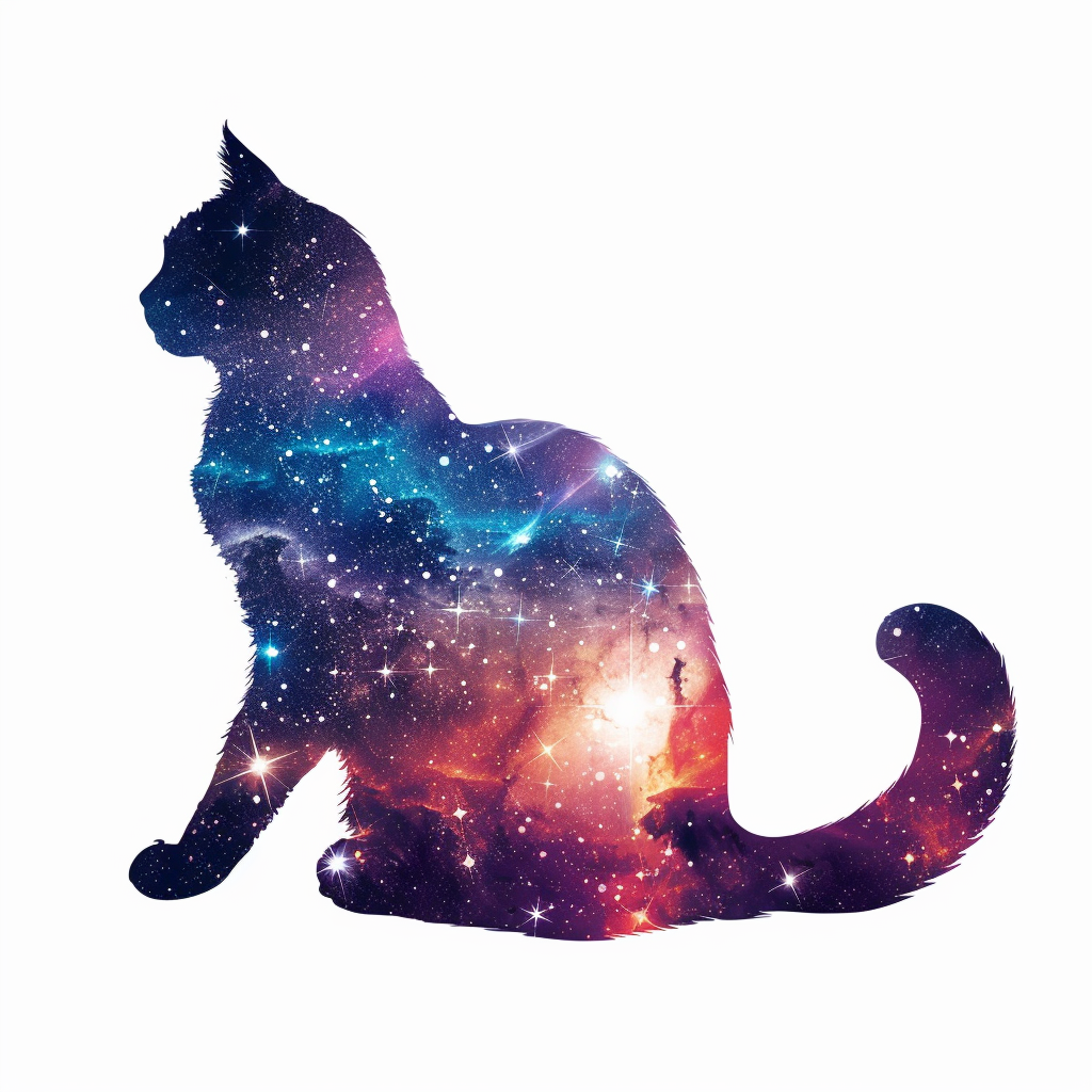 American Shorthair Cat majestic Expressive surreal Vinyl Decal Sticker for Car, Laptop, Tumbler and more # F018908