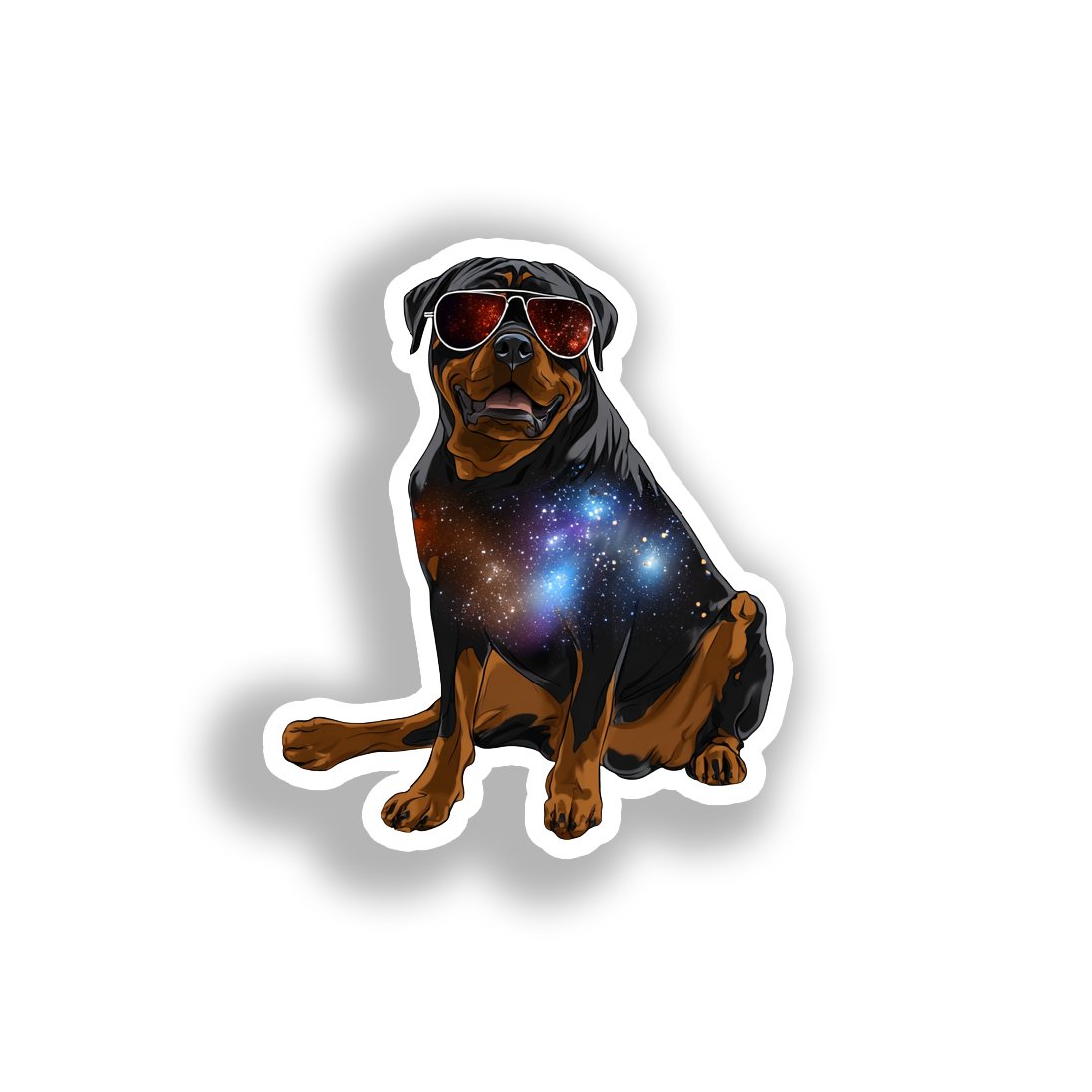 Rottweiler Dog Vinyl Decal Sticker for Car, Laptop, Tumbler and more # A018048-4" x 4"