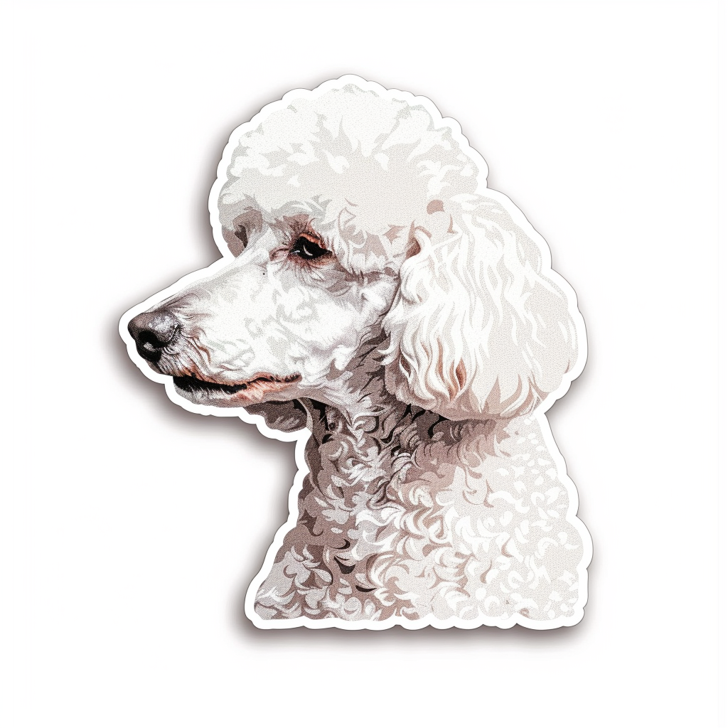 Poodle Dog Vinyl Decal Sticker for Car, Laptop, Tumbler and more # F012774