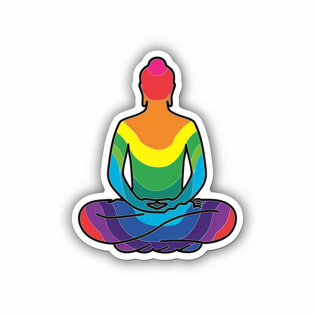 Buddha majestic Expressive surreal Vinyl Decal Sticker for Car, Laptop, Tumbler and more # F016946