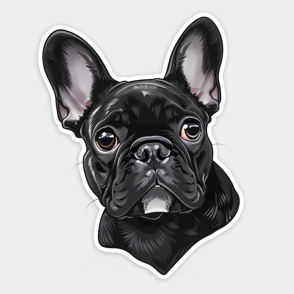 French Bulldog Vinyl Decal Sticker for Car, Laptop, Tumbler and more # F07170
