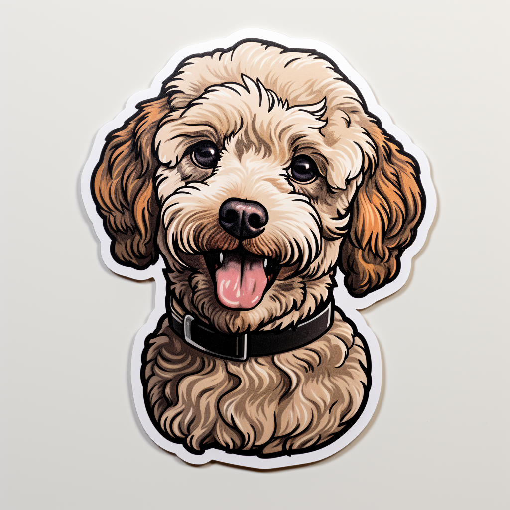 Poodle dog Vinyl Decal Sticker for Car, Laptop, Tumbler and more # F012244