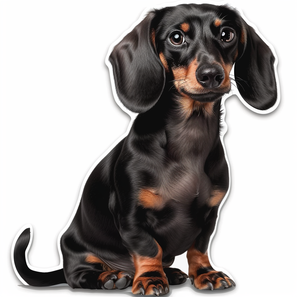 Dachshund Dog Vinyl Decal Sticker for Car, Laptop, Tumbler and more # F013077