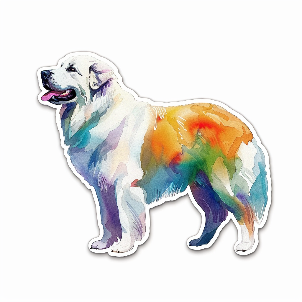 Great Pyrenees dog Vinyl Decal Sticker for Car, Laptop, Tumbler and more # F023553