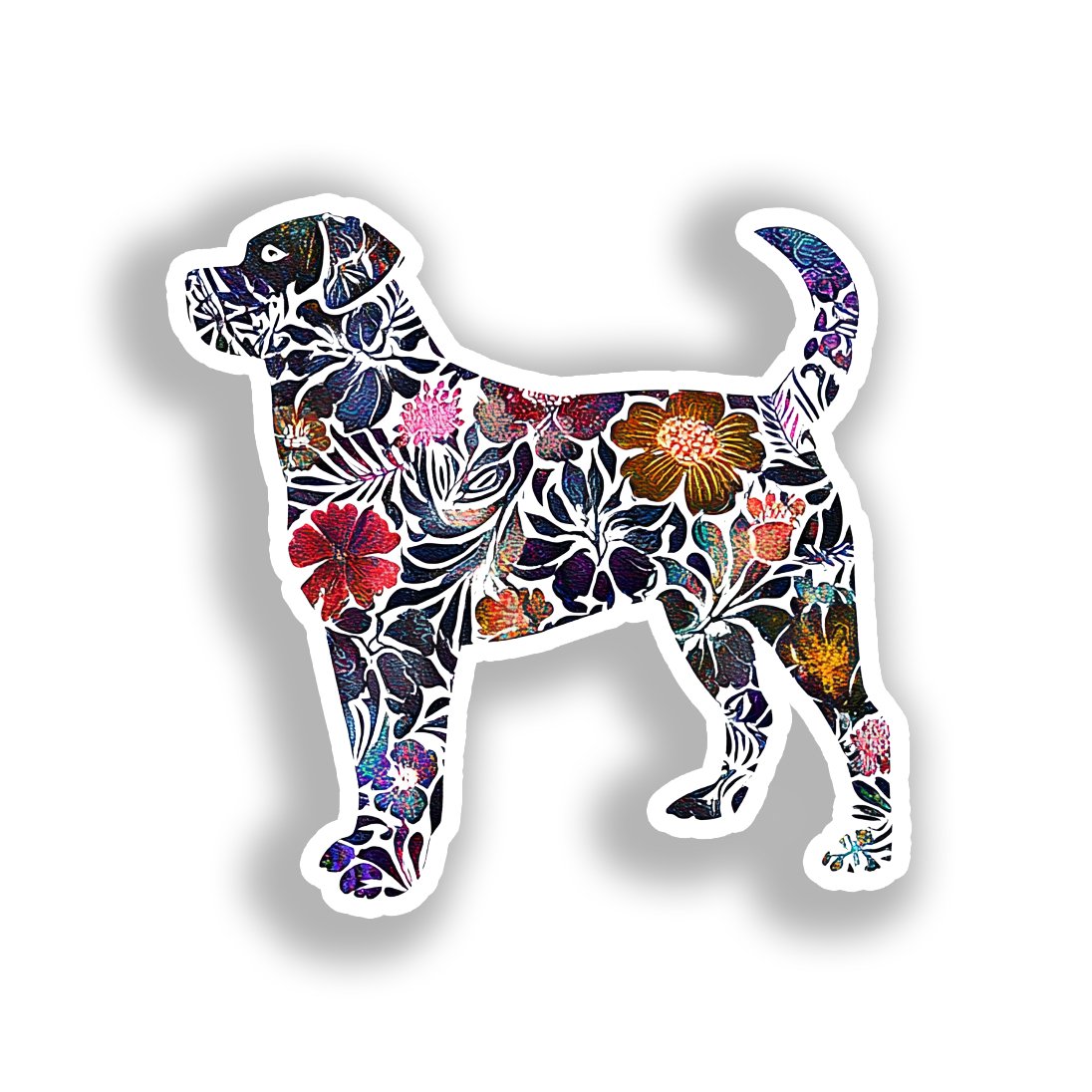 Rottweiler Dog Vinyl Decal Sticker for Car, Laptop, Tumbler and more # A018168-4" x 4"