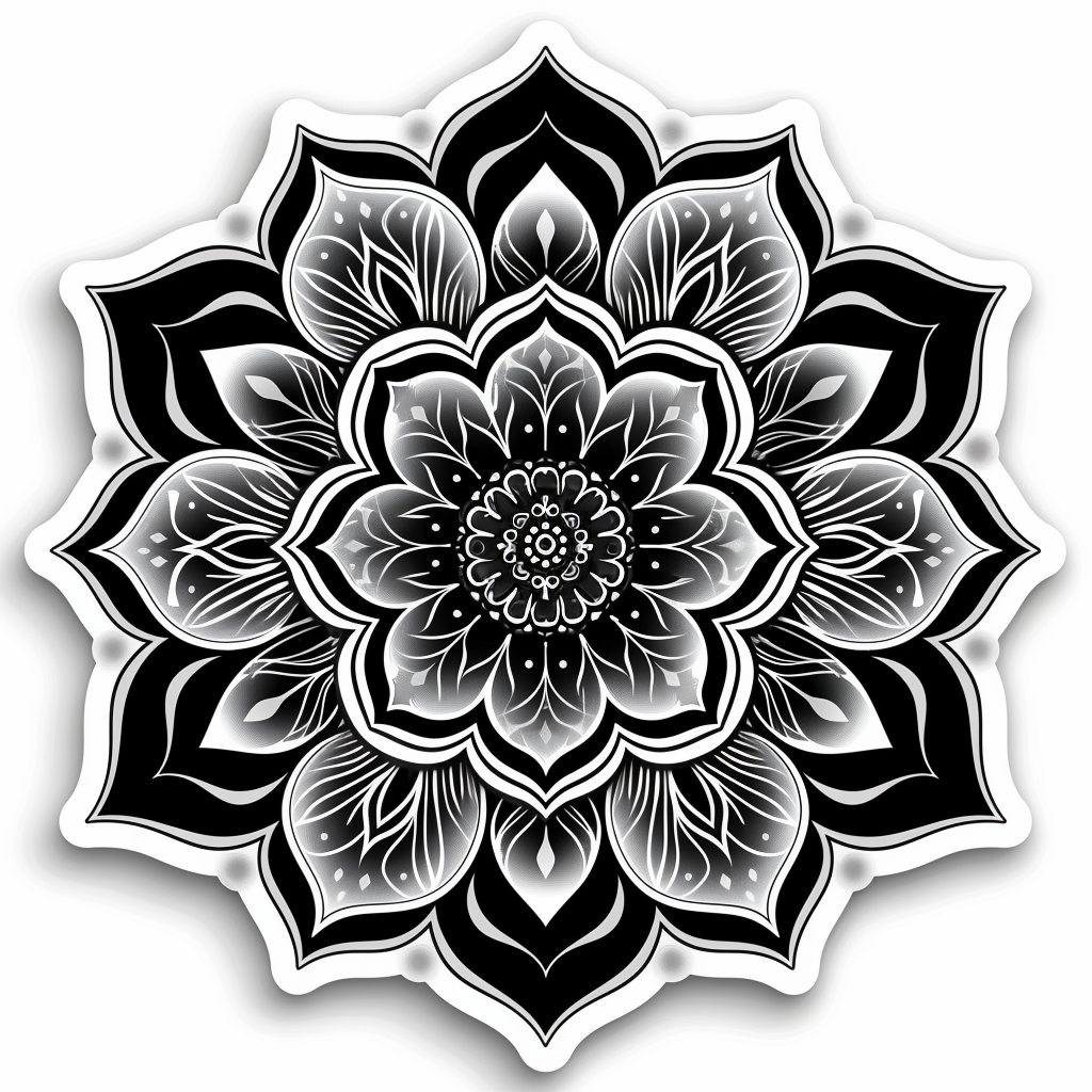 Mandala Vinyl Decal Sticker for Car, Laptop, Tumbler and more # F08212