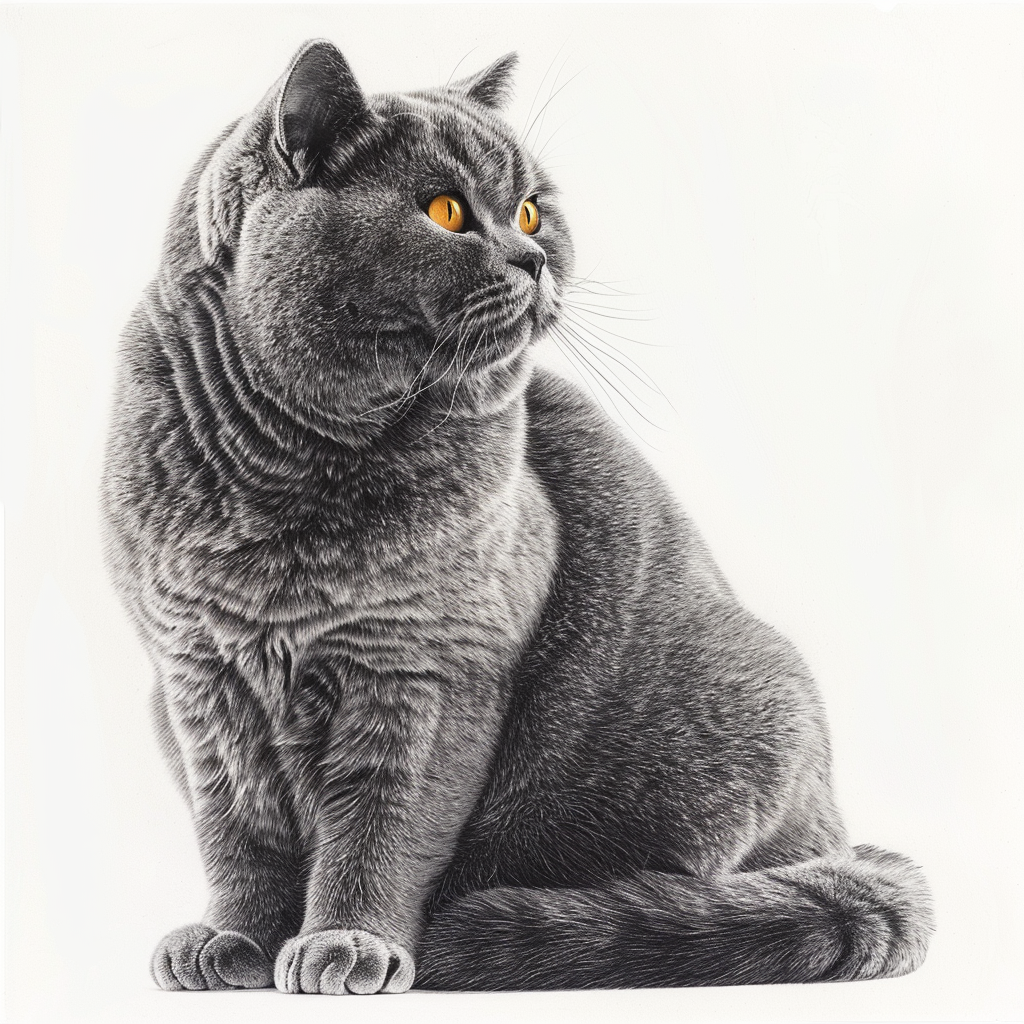 British Shorthair cat Vinyl Decal Sticker for Car, Laptop, Tumbler and more # F07547