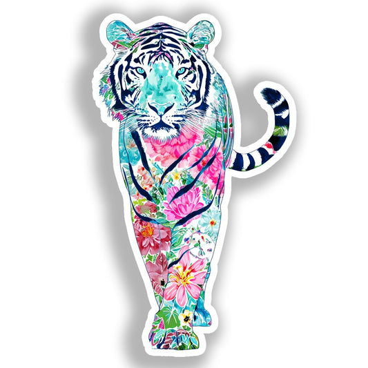 Tiger   Vinyl Decal Sticker for Car, Laptop, Tumbler and more # A019099-4" x 4"