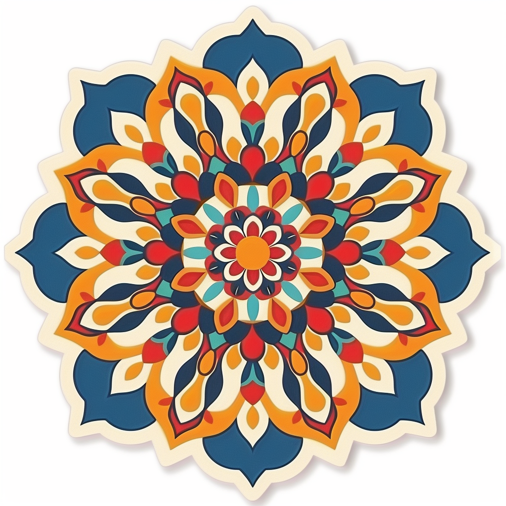 Mandala Vinyl Decal Sticker for Car, Laptop, Tumbler and more # F08207