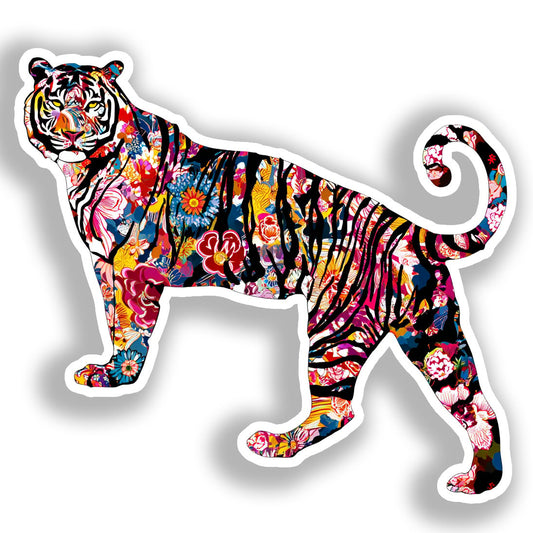 Tiger   Vinyl Decal Sticker for Car, Laptop, Tumbler and more # A019065-4" x 4"