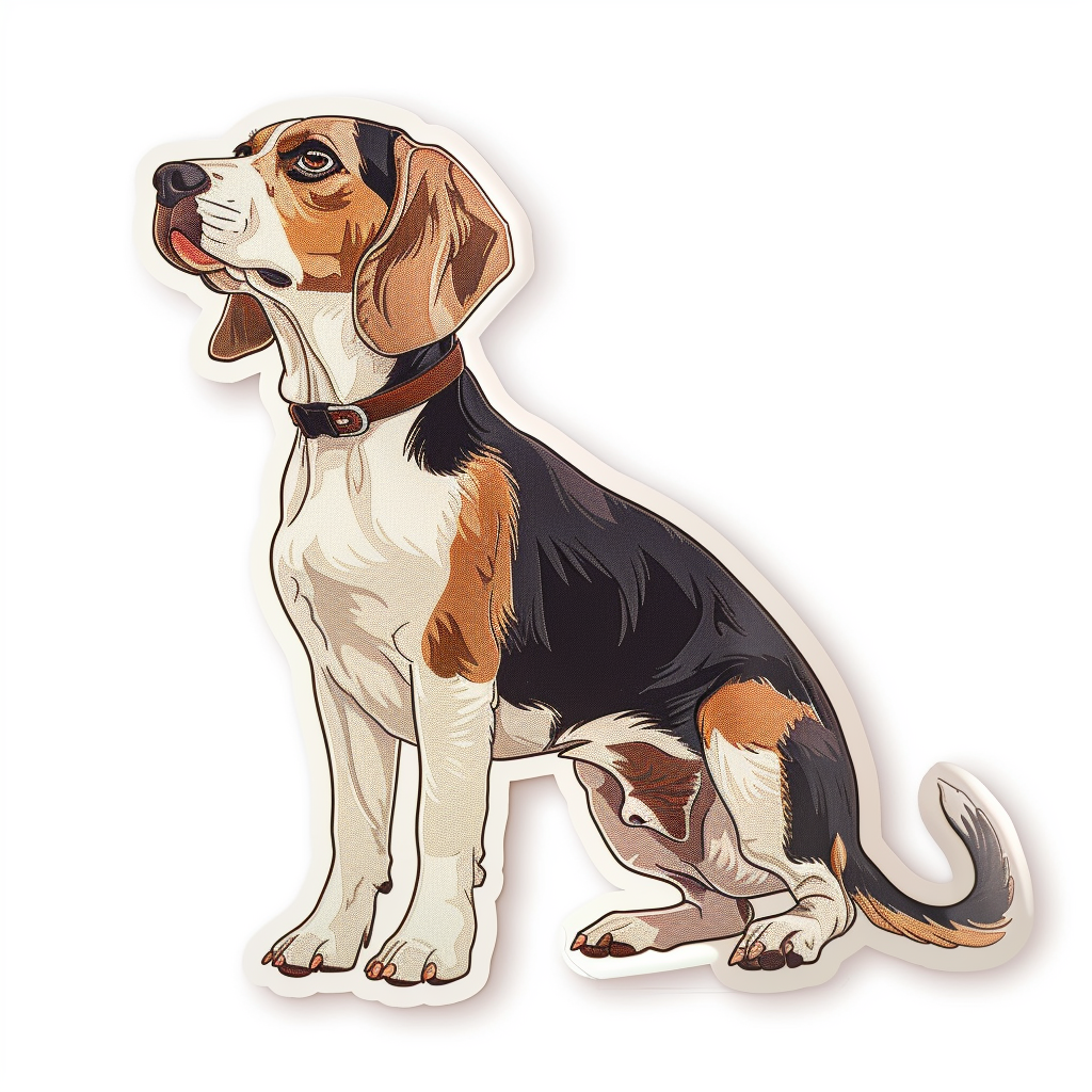 Beagle dog Vinyl Decal Sticker for Car, Laptop, Tumbler and more # F011818