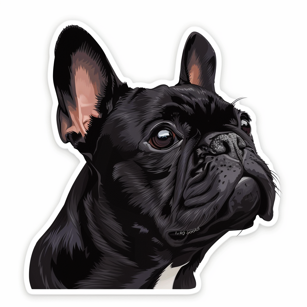 French Bulldog Vinyl Decal Sticker for Car, Laptop, Tumbler and more # F07163