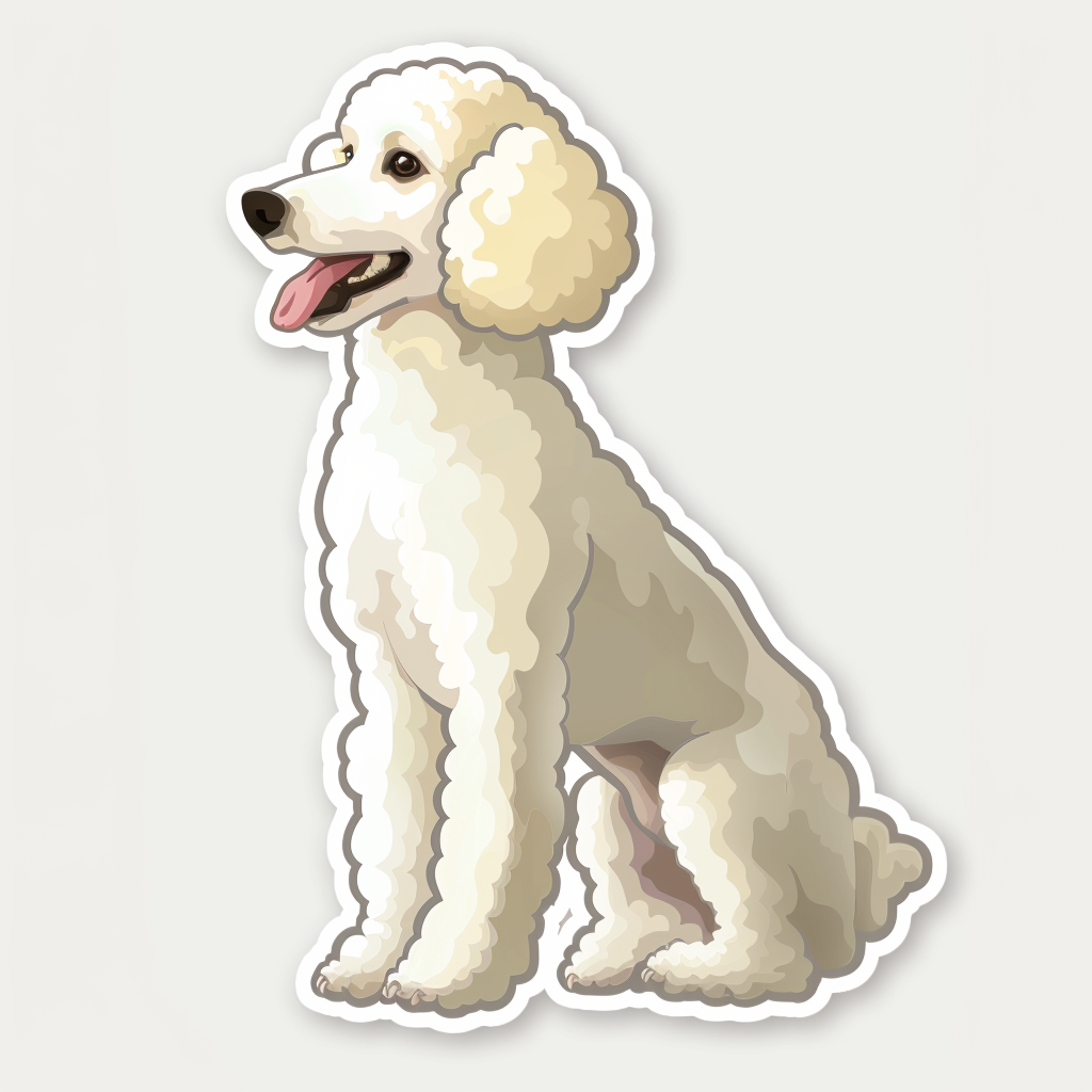 Poodle Dog Vinyl Decal Sticker for Car, Laptop, Tumbler and more # F012782