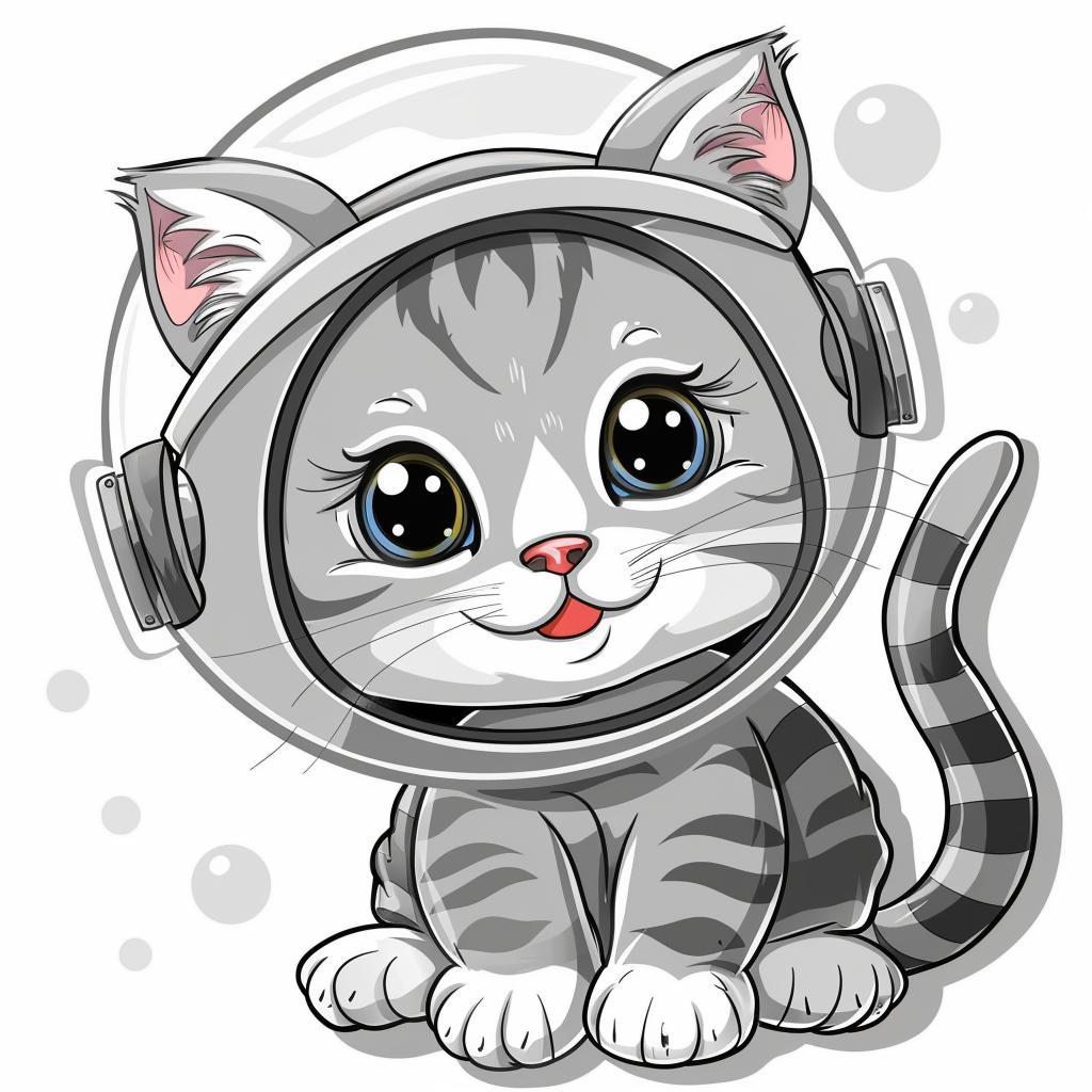 Cute and Adorable American Shorthair Expressive surreal Vinyl Decal Sticker for Car, Laptop, Tumbler and more # F018767