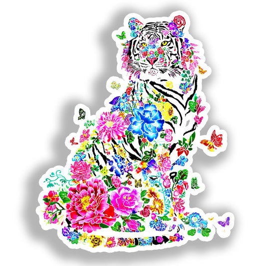 Tiger   Vinyl Decal Sticker for Car, Laptop, Tumbler and more # A018369-4" x 4"