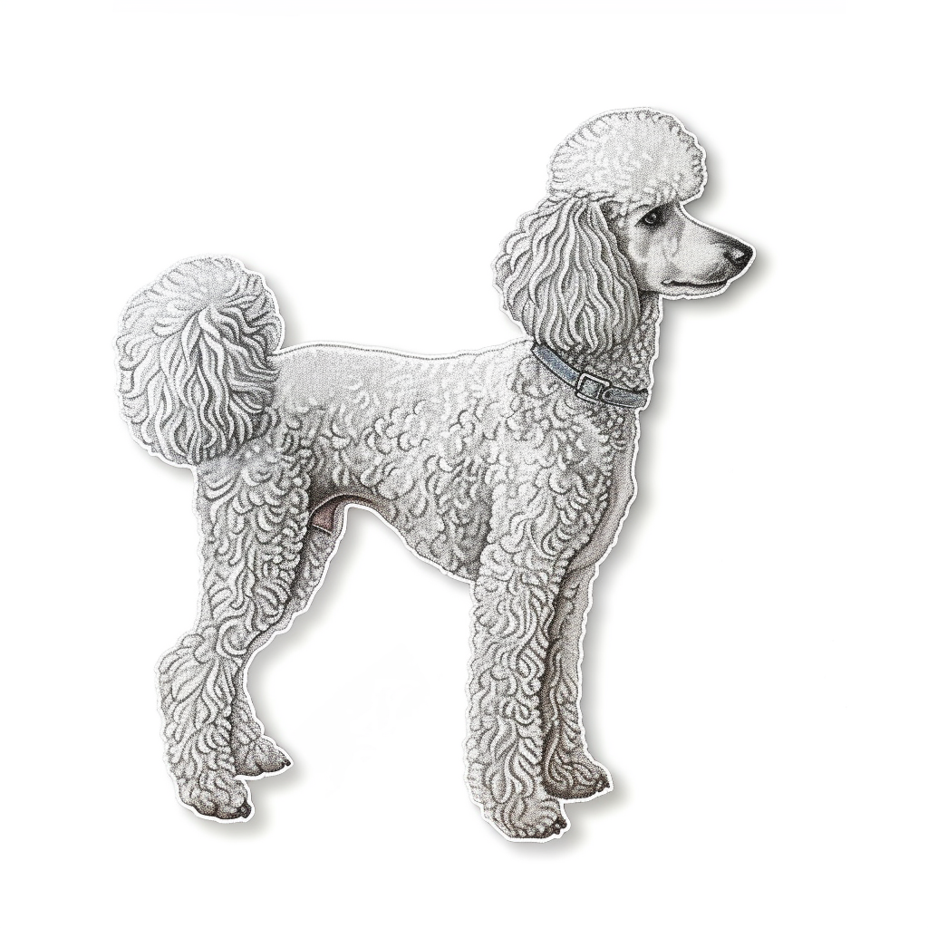 Poodle Dog Vinyl Decal Sticker for Car, Laptop, Tumbler and more # F012768