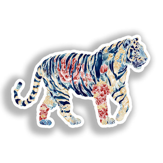 Tiger   Vinyl Decal Sticker for Car, Laptop, Tumbler and more # A018406-4" x 4"