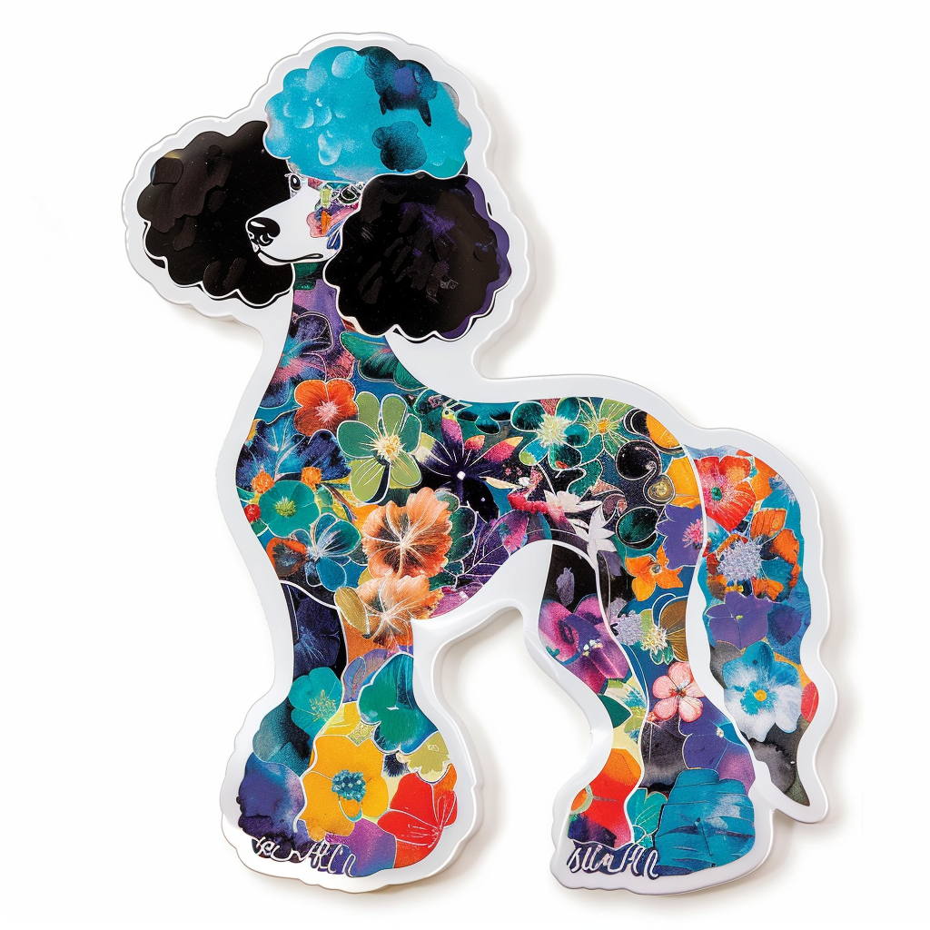 Poodle Dog Vinyl Decal Sticker for Car, Laptop, Tumbler and more # F012665