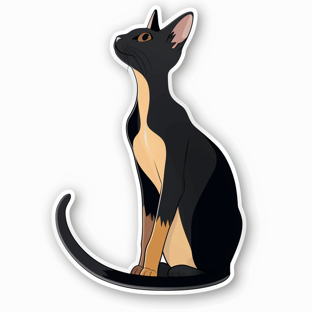 Abyssinian cat Vinyl Decal Sticker for Car, Laptop, Tumbler and more # F07691