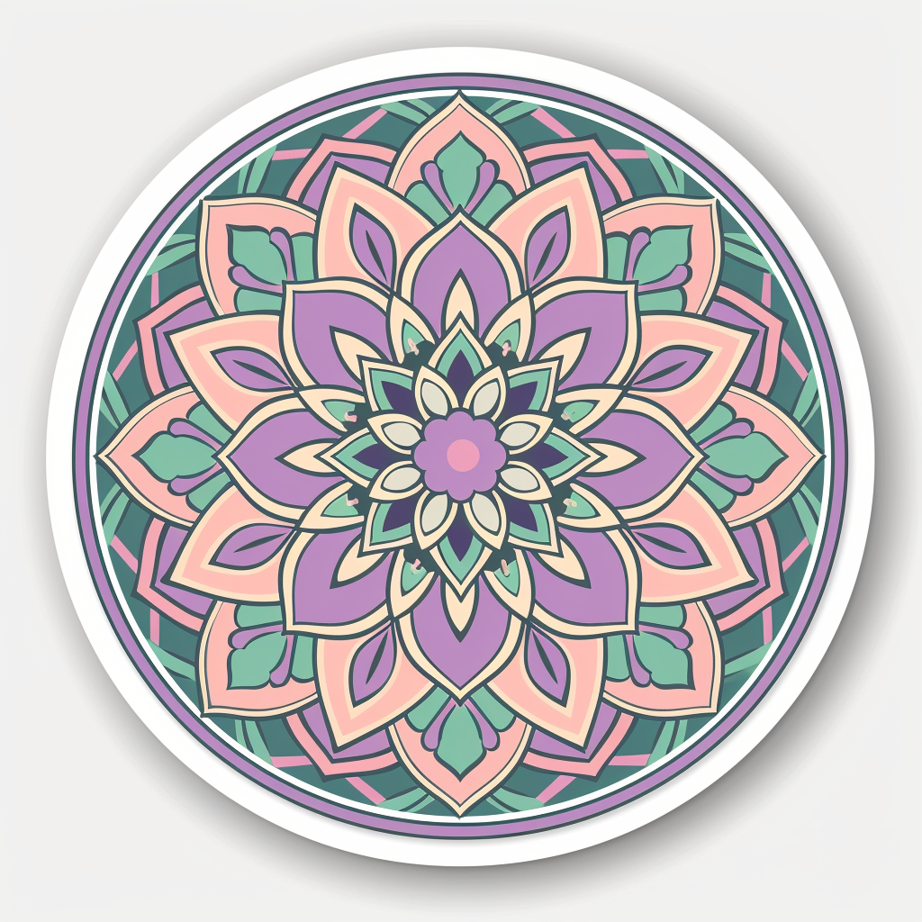 Mandala Vinyl Decal Sticker for Car, Laptop, Tumbler and more # F08145