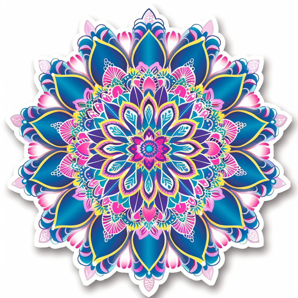 Mandala Vinyl Decal Sticker for Car, Laptop, Tumbler and more # F08136