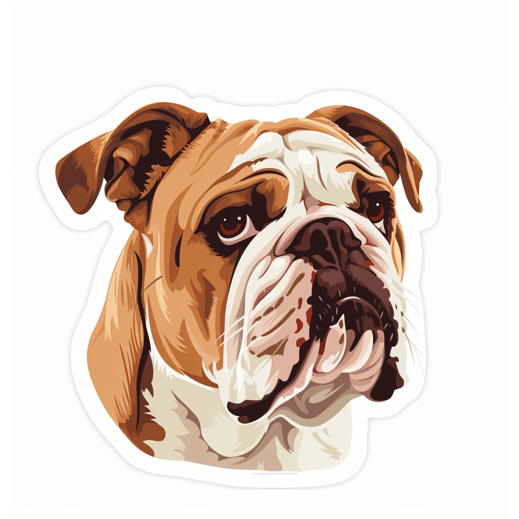 Bulldog Dog Vinyl Decal Sticker for Car, Laptop, Tumbler and more # F07239