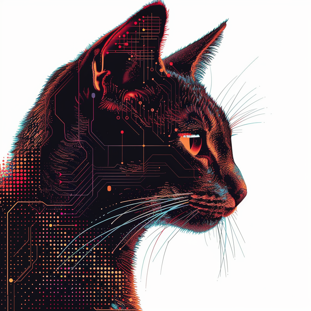 Abyssinian Cat astronaut majestic Expressive surreal Vinyl Decal Sticker for Car, Laptop, Tumbler and more # F021046-4" x 4"