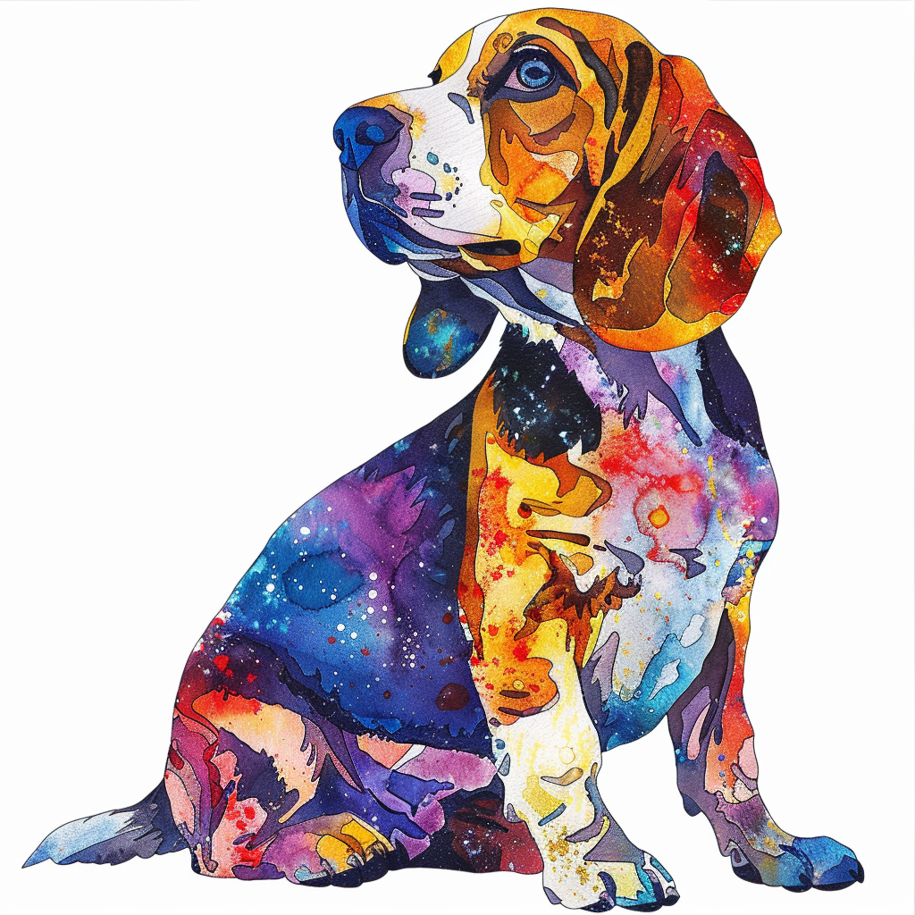 Beagle dog Vinyl Decal Sticker for Car, Laptop, Tumbler and more # F012011