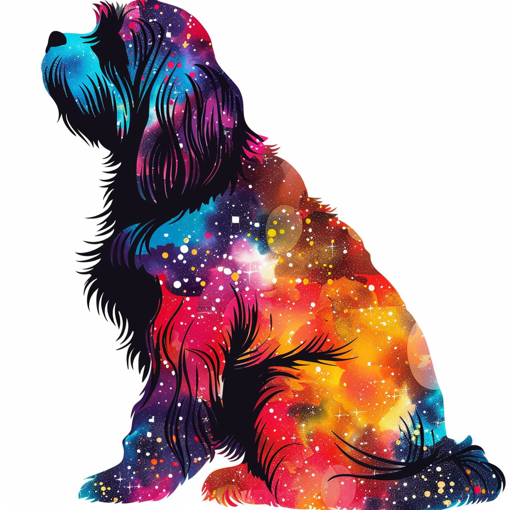 Adorable Shih Tzu Dog Expressive surreal Vinyl Decal Sticker for Car, Laptop, Tumbler and more # F018254