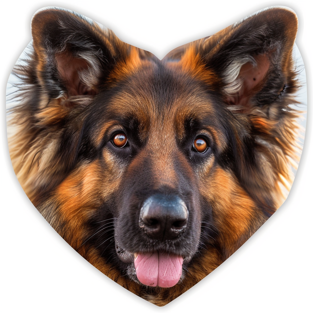 German Shepherd Dog Vinyl Decal Sticker for Car, Laptop, Tumbler and more # F011339