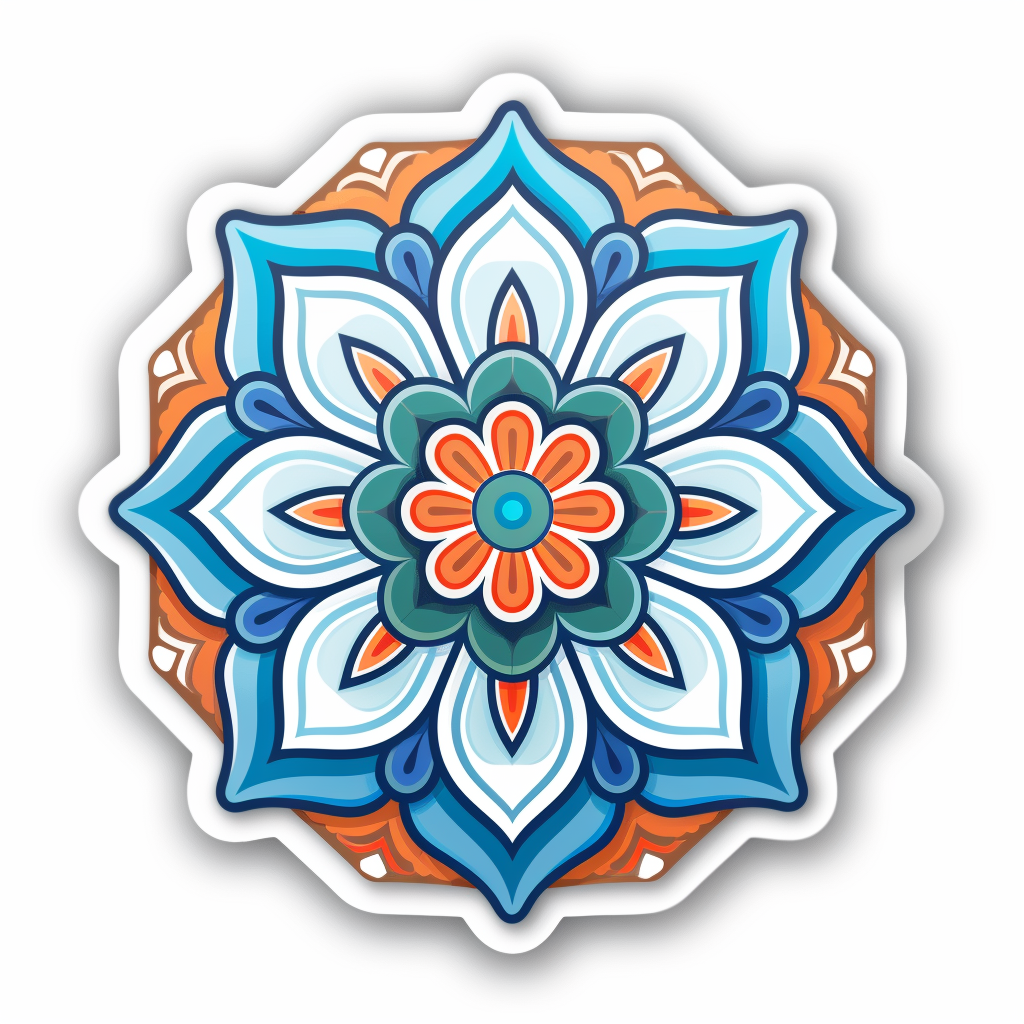 Mandala Vinyl Decal Sticker for Car, Laptop, Tumbler and more # F08256