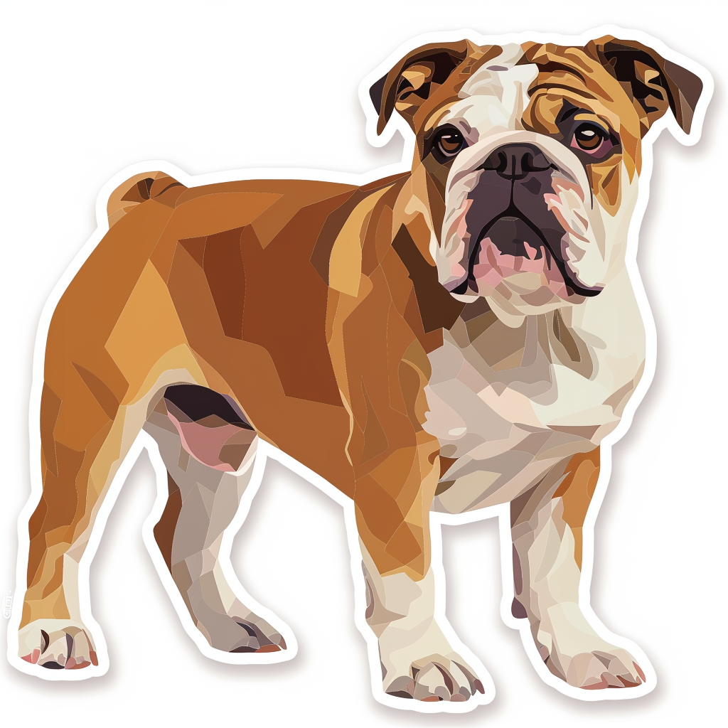 Bulldog Dog Vinyl Decal Sticker for Car, Laptop, Tumbler and more # F07308