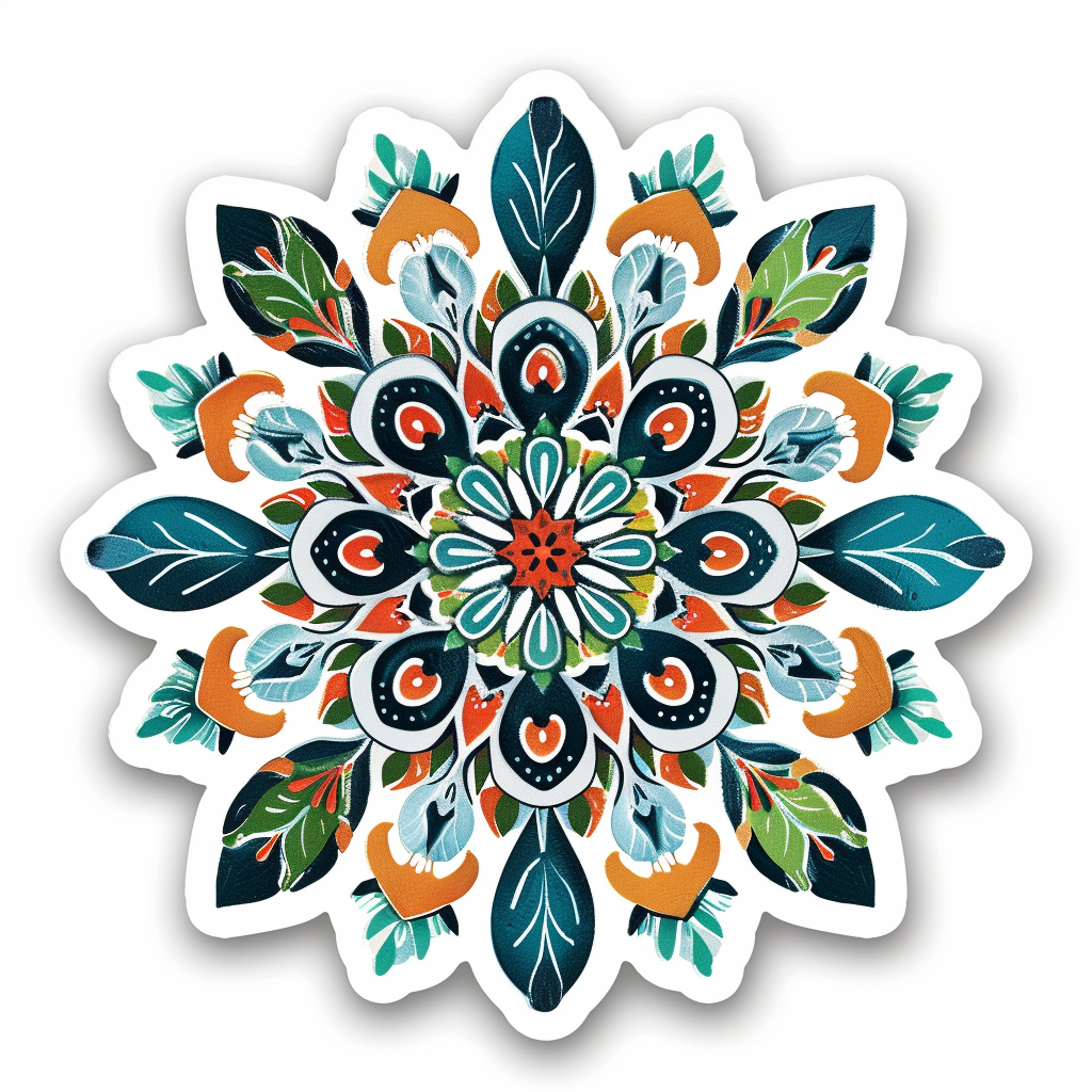 Mandala Vinyl Decal Sticker for Car, Laptop, Tumbler and more # F08126