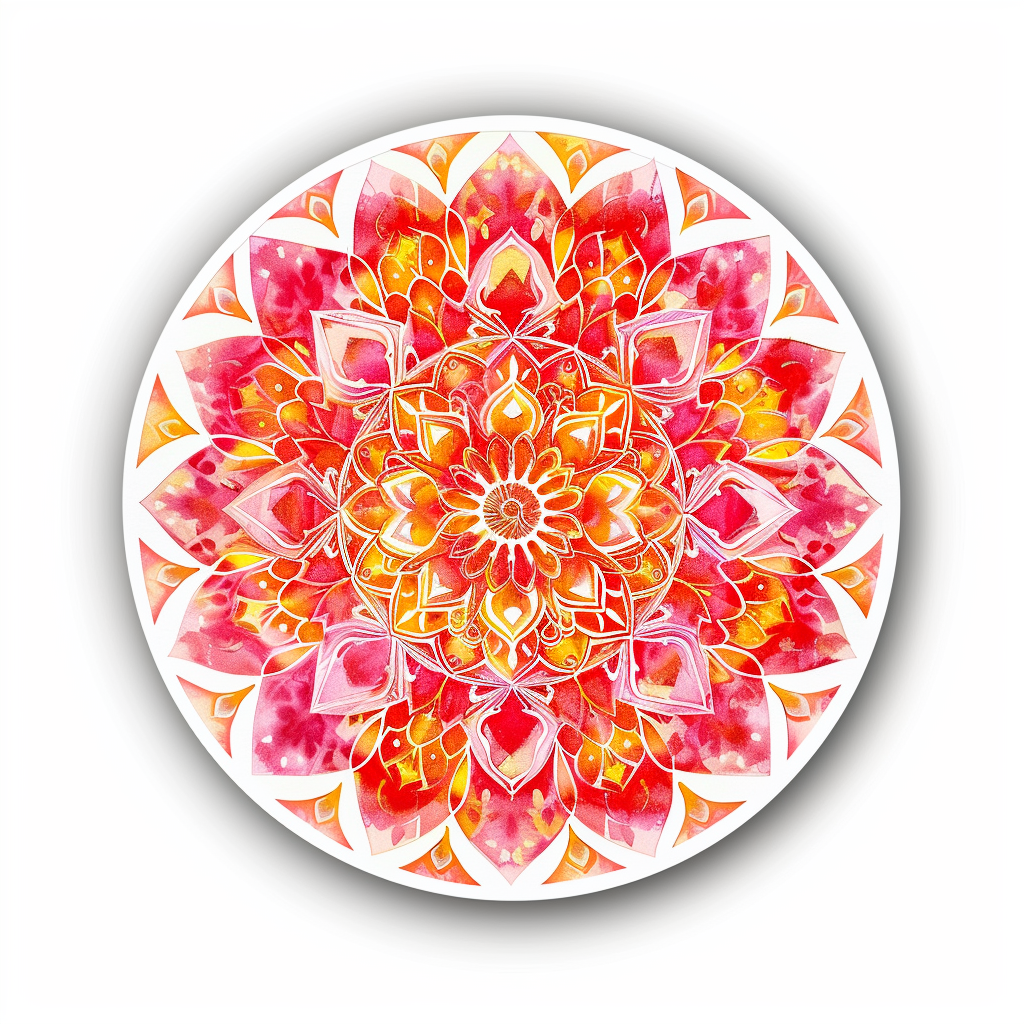Mandala Vinyl Decal Sticker for Car, Laptop, Tumbler and more # F08119