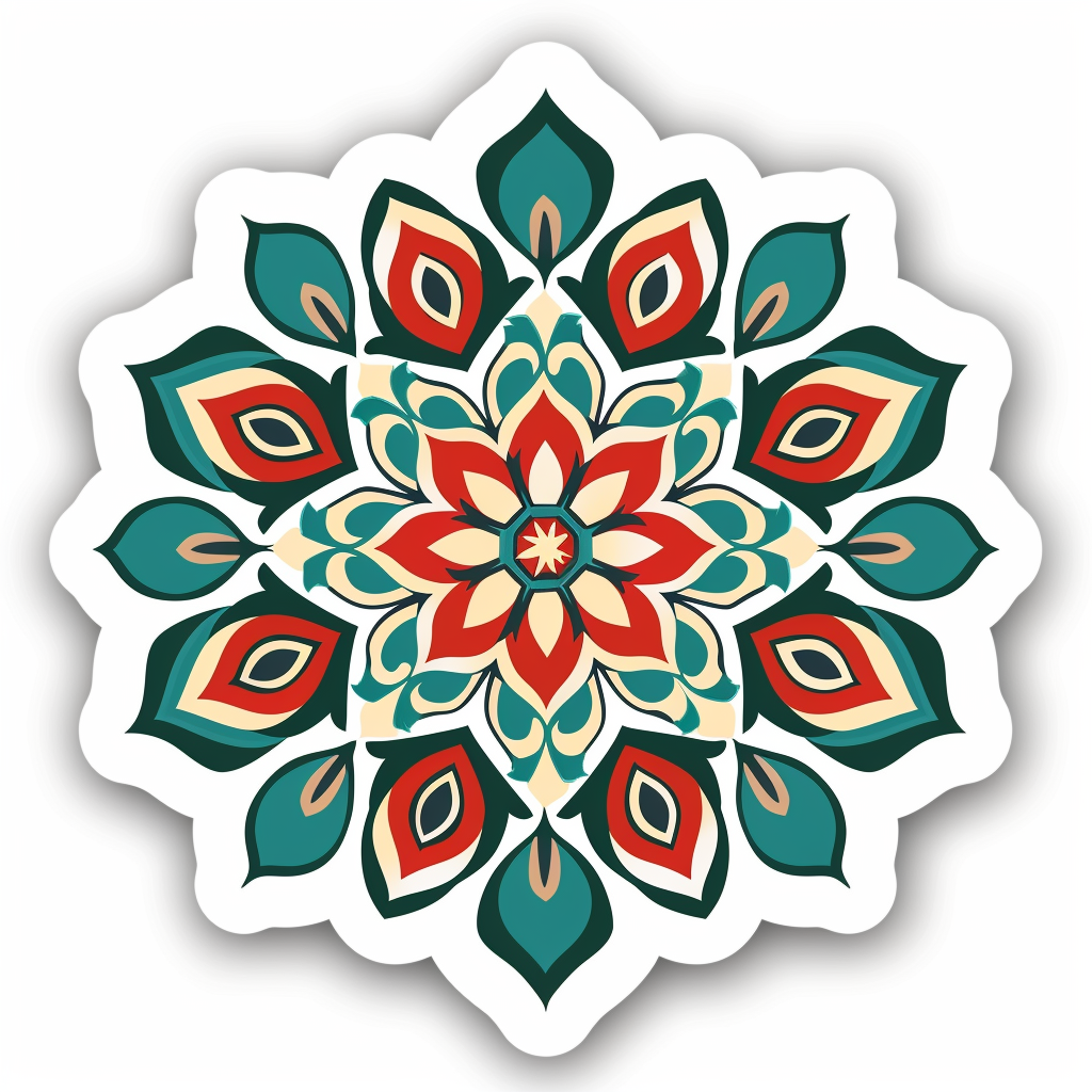 Mandala Vinyl Decal Sticker for Car, Laptop, Tumbler and more # F08257