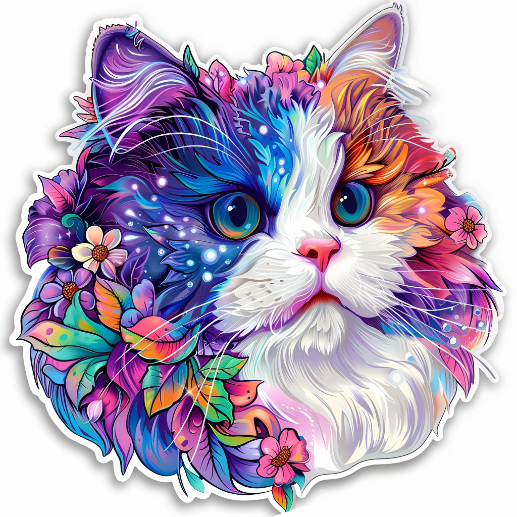 Ragdoll Cat Vinyl Decal Sticker for Car, Laptop, Tumbler and more # F07952
