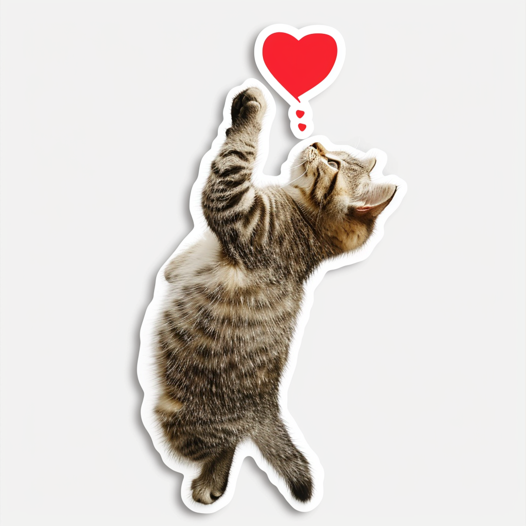 American Shorthair Cat majestic Expressive surreal Vinyl Decal Sticker for Car, Laptop, Tumbler and more # F018704