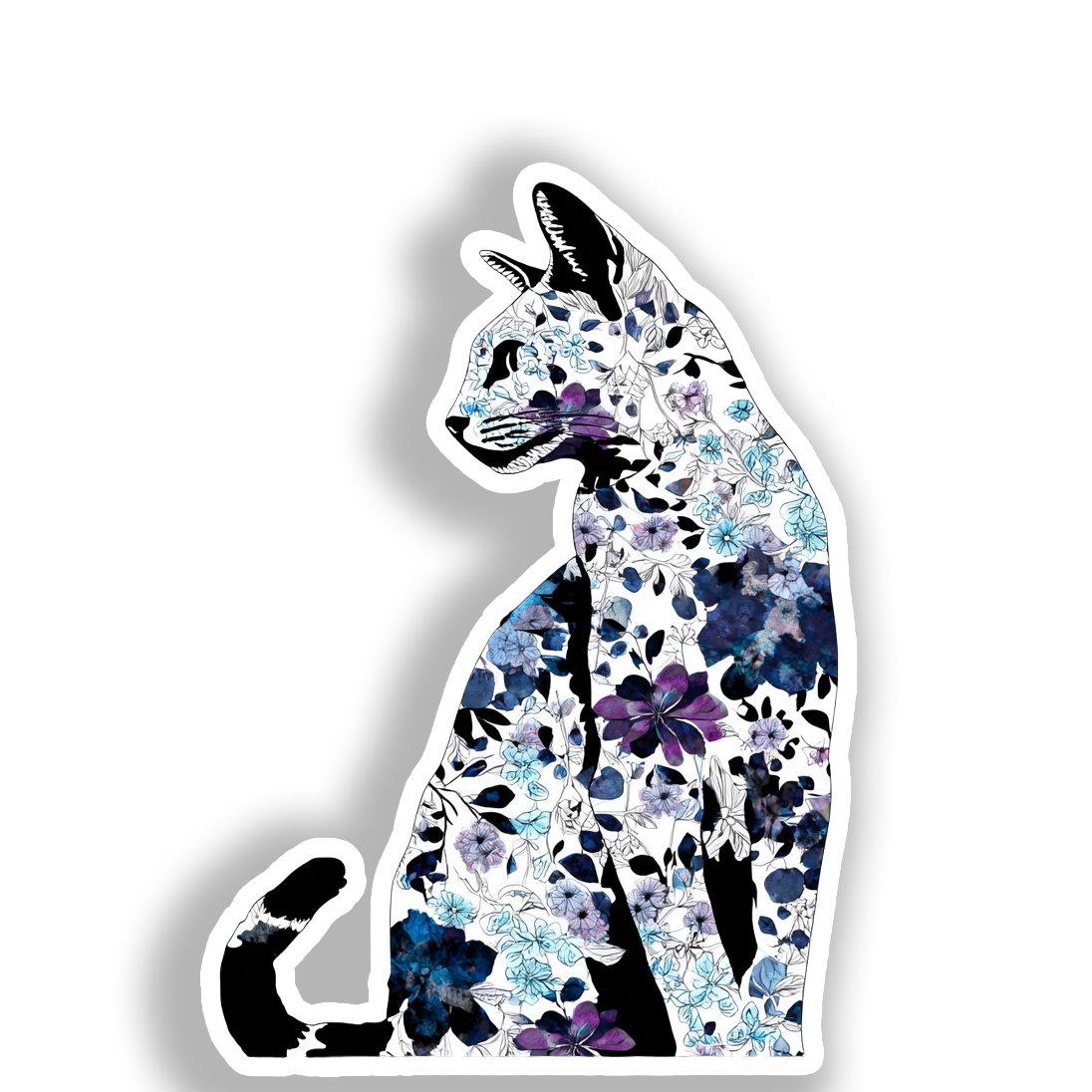 Egyptian Mau Cat Vinyl Decal Sticker for Car, Laptop, Tumbler and more # A019661-4" x 4"