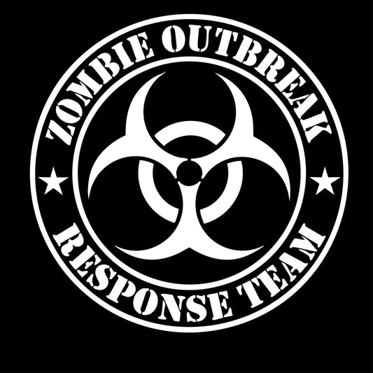 Zombie Response team Transfer Vinyl Decal Sticker for Car, Laptop, Tumbler and more # 555-8" x 8"