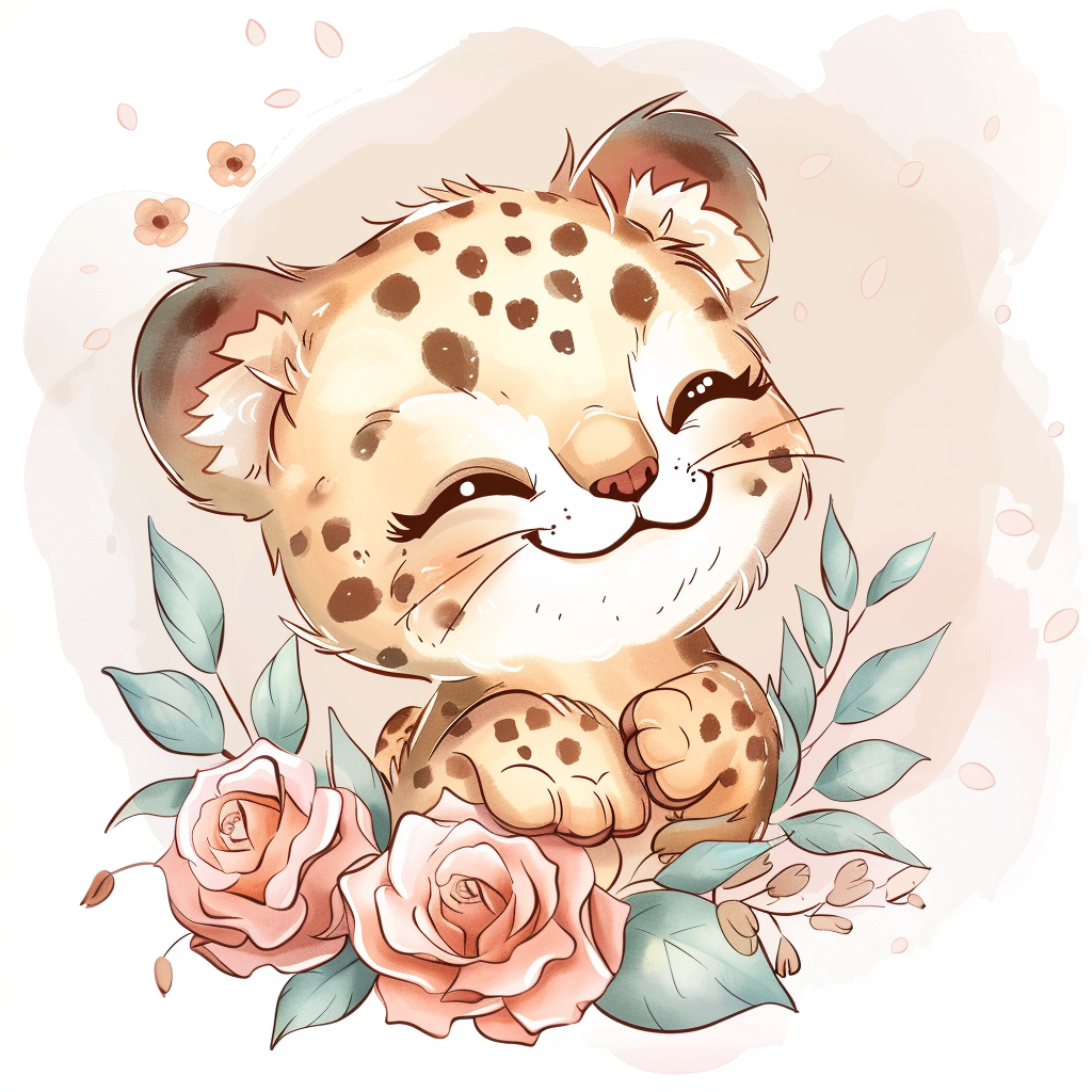 Leopard majestic Expressive surreal Vinyl Decal Sticker for Car, Laptop, Tumbler and more # F022546