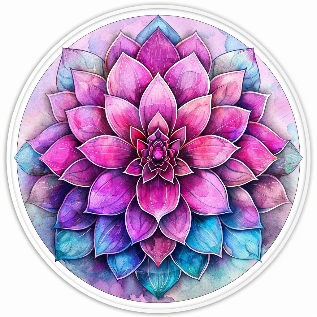 Mandala Vinyl Decal Sticker for Car, Laptop, Tumbler and more # F08066