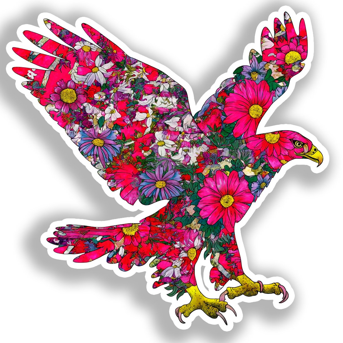 Eagle Vinyl Decal Sticker for Car, Laptop, Tumbler and more # A018534-4" x 4"